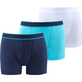 Blackspade 9395 Lacivert Aqua Beyaz 3'lü Paket Erkek Çocuk Boxer
