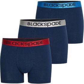 Blackspade 9471 3'lü Lacivert Erkek Boxer