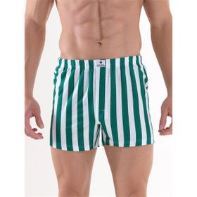 Blackspade 9535 Loose Fit Beyaz Yeşil Erkek Boxer