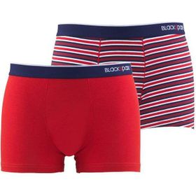 Blackspade 9551 Stripes Kırmızı 2'li Erkek Boxer