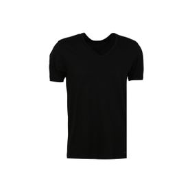 Blackspade 9639 V Yaka Düz Siyah Erkek T-Shirt