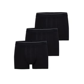 Blackspade 9670 Siyah 3'lü Kısa Boy Pamuklu Erkek Boxer
