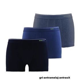 Blackspade 967095298099 Beyaz 3 Lü Boxer