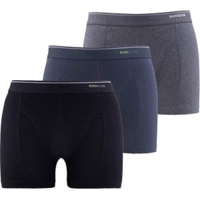 Blackspade 9673 Siyah Antrasit Melanj 3'lü Erkek Boxer