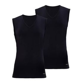 Blackspade 9677 Tender Cotton Siyah 2'li Erkek Atlet T-Shirt