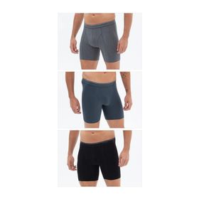 Blackspade 9683 3'lü Tender Cotton Siyah Antra Melanj Antrasit Erkek Boxer