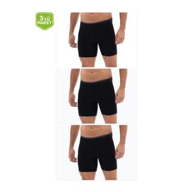 Blackspade 9683 3'lü Tender Cotton Siyah Antra Melanj Antrasit Erkek Boxer