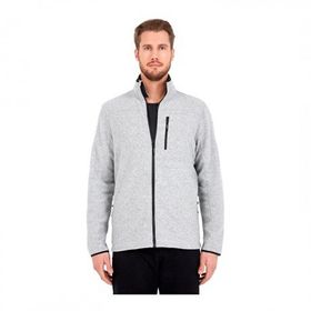Blackspade Gri M Önden Fermuarlı Polar Mont