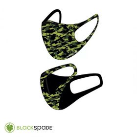 Blackspade S1 Yeşil Kamo Çocuk Koruyucu Maske