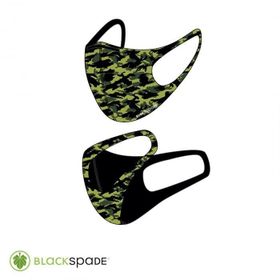 Blackspade S1 Yeşil Kamo Çocuk Koruyucu Maske