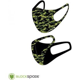 Blackspade S1 Yeşil Kamo Çocuk Koruyucu Maske