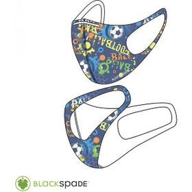 Blackspade S2 Futbol Desen Çocuk Koruyucu Maske