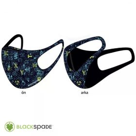 Blackspade S2 Harf Desen Çocuk Koruyucu Maske