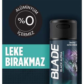 Blade Alpha Man Black 150 ml Sprey Deodorant
