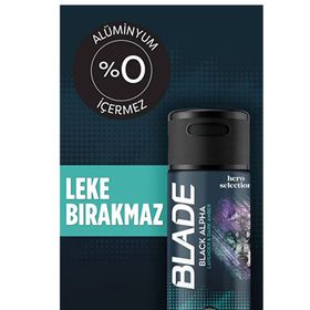 Blade Alpha Man Black 90 ml Sprey Deodorant