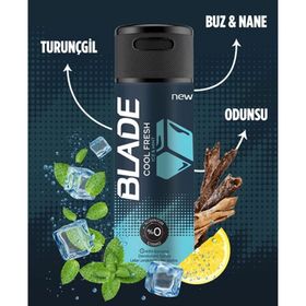 Blade Cool Fresh 3x150 ml Erkek Deodorant