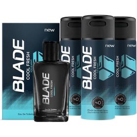 Blade Cool Fresh 70 ml EDT Parfüm + 3x150 ml Deodorant