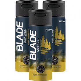 Blade Deep Chill 3x150 ml Sprey Deodorant