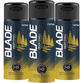 Blade Deep Chill 3x150 ml Sprey Deodorant