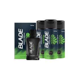 Blade Green Dream 70 ml EDT Parfüm + 3x150 ml Deodorant