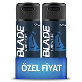 Blade Marine Fresh 2x150 ml Erkek Sprey Deodorant