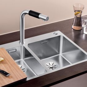 Blanco Andano 340/180-IF/A Push Sifon Kontrol Paslanmaz Çelik Eviye