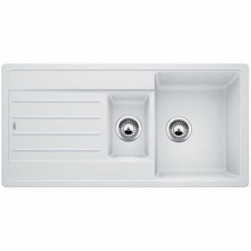 Blanco Legra 6 S Damlalıklı Beyaz Granit Eviye