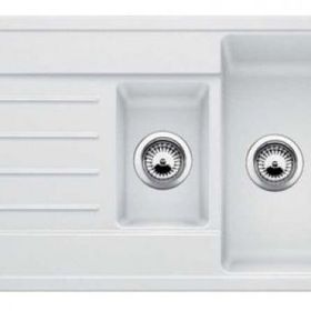 Blanco Legra 6 S Damlalıklı Beyaz Granit Eviye