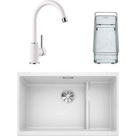 Blanco Subline 700 U Level Eviye Beyaz Mida Beyaz Eviye Seti