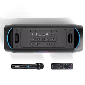 Blaupunkt PL700 Mikrofonlu Uzaktan Kumandalı Kablosuz Siyah Bluetooth Hoparlör