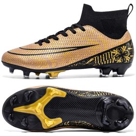 BLBK B0BRVMXL8X Altın Erkek Dış Mekan Futbol Ayakkabısı
