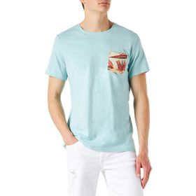 Blend 144810 Mavi Canal Blue Erkek T-shirt