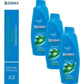 Blendax Isırgan Özlü 3x500 ml Saç Dökülmelerine Karşı Şampuan
