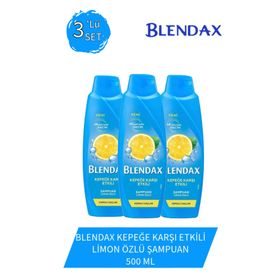 Blendax Kepeğe Karşı Etkili Limon Özlü 3x500 ml Şampuan