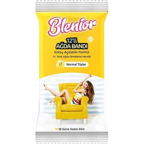Blenior Normal Tüyler 12'li Ağda Bandı