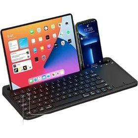 Blic BK281 Türkçe Q Type-C Şarjlı Telefon Tablet Kablosuz Standlı Bluetooth Touchpad