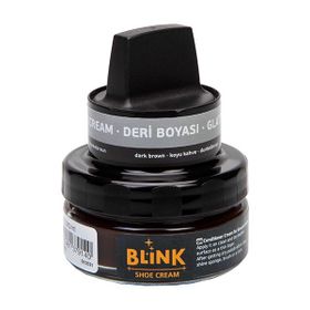 Blink Shoe Cream 50 ml Koyu Kahverengi Deri Boyası