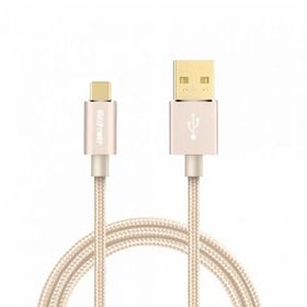 BlitzPower Örgülü USB Type-C Gold Şarj Kablosu