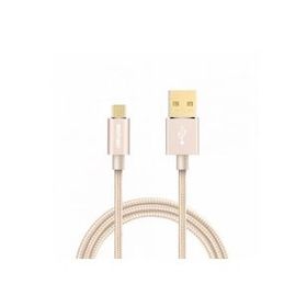 BlitzPower Örgülü USB Type-C Gold Şarj Kablosu