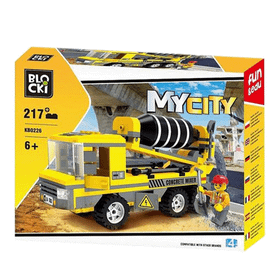 Blocki KB0226 Mycity 217 Parça Beton Mikseri