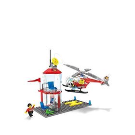 Blocki KB0812 Myfirebrigade İtfaiye Helikopter Pisti Yapı Oyuncağı