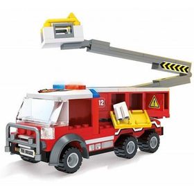 Blocki KB0814 My Fire Brigade Asansörlü 158 Parça İtfaiye Aracı
