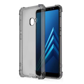 Blogy Galaxy A8 Smoke Black Crystal Fit Kılıf