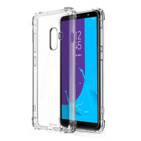 Blogy Galaxy J8 Smoke Black Crystal Fit Kılıf