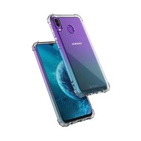 Blogy Galaxy M20 Smoke Black Crystal Fit Kılıf