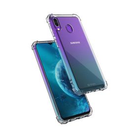 Blogy Galaxy M20 Smoke Black Crystal Fit Kılıf