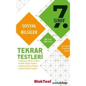 Blok Test Yayınları 7.Sınıf Sosyal Bilgiler Tekrar Testleri