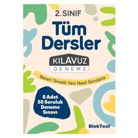 Bloktest Yayınları - 2021-2022 2. Sınıf Tüm Dersler Kılavuz Deneme