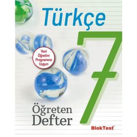 Bloktest Yayınları 7. Sınıf Türkçe Öğreten Defter