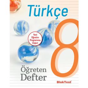 Bloktest Yayınları 8. Sınıf Türkçe Öğreten Defter